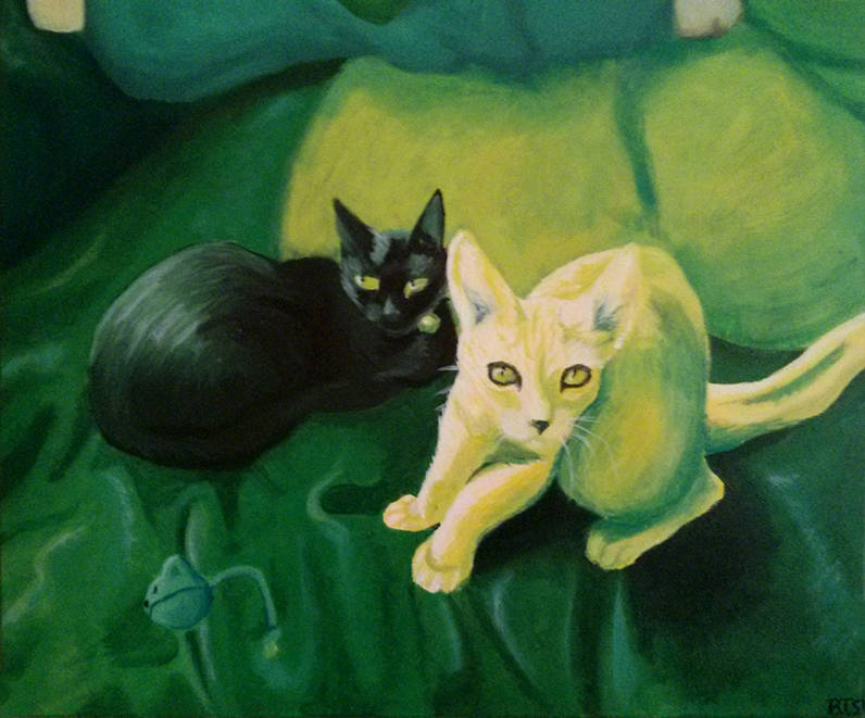 Cats | Oil on Canvas |  2015